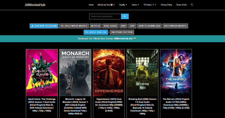 AllMovieHub: Cinematic Enthusiasts