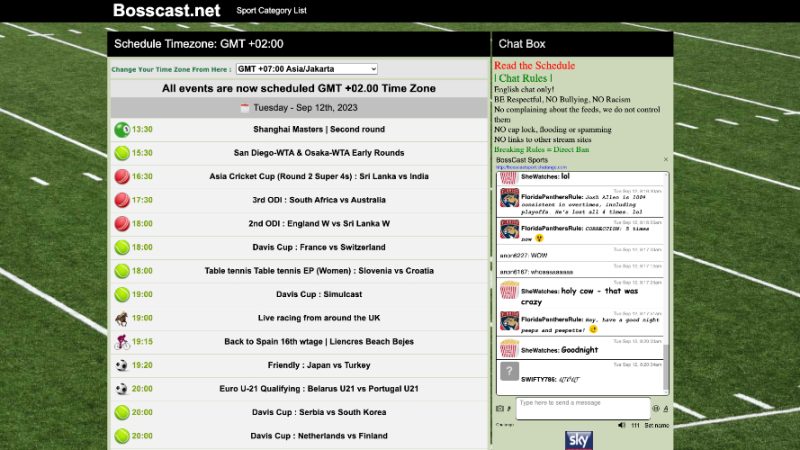 Bosscast : Popular Live-Stream Website for Sports 2024