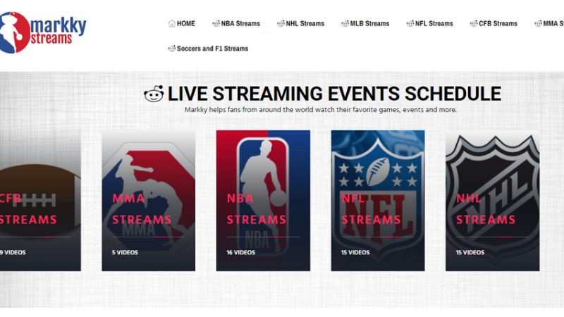 Markky Streams : Live-Sports Streaming Platform