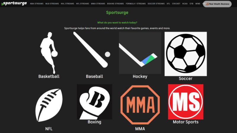 Sportsurge Alternative : Newest Streaming Site